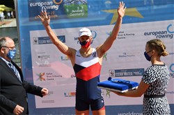 Jan Cincibuch, Lightweight Men's Single Sculls, Czech Republic, Silver, 2020 European Rowing Under 23 Championships, Duisburg, Germany