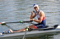 Jan Cincibuch, Lightweight Men's Single Sculls, Czech Republic, Silver, 2020 European Rowing Under 23 Championships, Duisburg, Germany