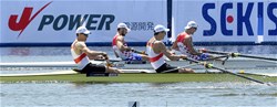 Kasper Virnekaes (b), Tom Tewes (s), Men's Pair, Germany, 2019 World Rowing Junior Championships, Tokyo, Japan