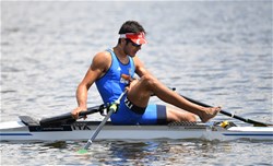 Gennaro Di Mauro, Men's Single Sculls, Italy, 2019 World Rowing Junior Championships, Tokyo, Japan