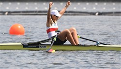Alexandra Foester, Women's Single Sculls, Germany, 2019 World Rowing Junior Championships, Tokyo, Japan