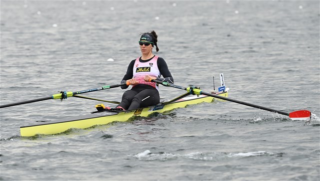 Magdalena Lobnig, Women's Single Sculls, Austria, 2021 European Rowing Championships, Varese, ItalyDetlev Seyb/MyRowingPhoto.com