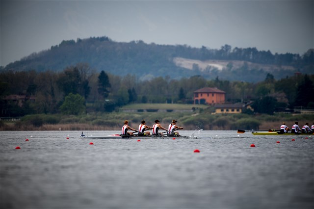 Hedvig Laerke Berg Rasmussen (b), Fie Udby Erichsen (s), Women's Pair, Denmark, 2021 World Rowing Cup III, Sabaudia, Italy / World Rowing/Benedict Tufnell