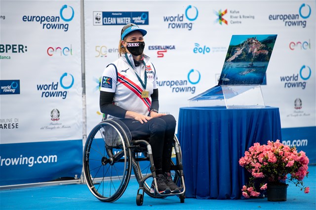 Birgit Skarstein, PR1 Womens Single Sculls, Norway2021 European Rowing Championships, Varese, Italy / Benedict Tufnell