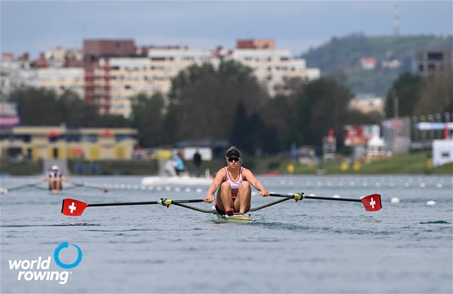 Salome Ulrich, Women's Single Sculls, Switzerland, 2021 World Rowing Cup I, Zagreb, Croatia