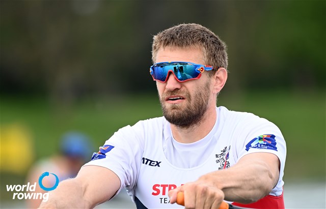 Ondrej Synek, Men's Single Sculls, Czech Republic, 2021 World Rowing Cup I, Zagreb, Croatia