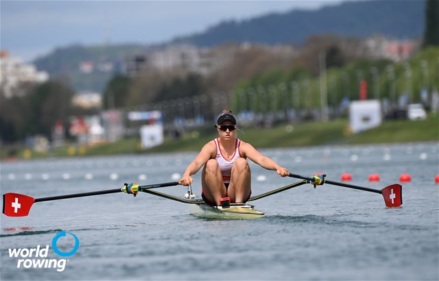 Salome Ulrich, Women's Single Sculls, Switzerland, 2021 World Rowing Cup I, Zagreb, Croatia