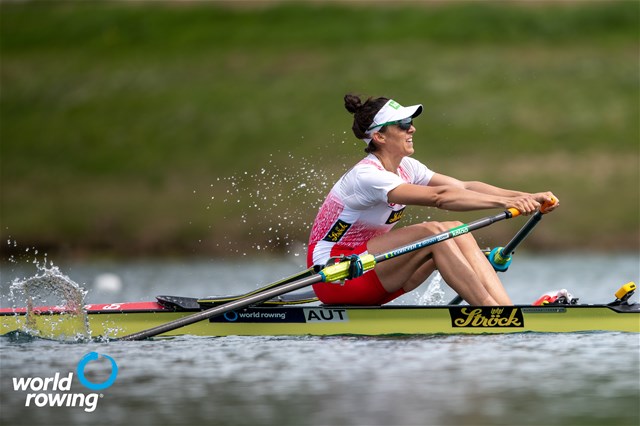 Magdalena Lobnig, Women's Single Sculls, Austria, 2021 World Rowing Cup I, Zagreb, Croatia
