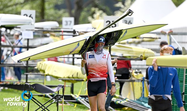 Natan Wegrzycki-Szymczyk, Men's Single Sculls, Poland, 2021 World Rowing Final Olympic Qualification Regatta, Lucerne, Switzerland