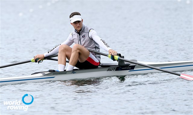 Lukas Reim, Men's Single Sculls, Austria, 2021 World Rowing Final Olympic Qualification Regatta, Lucerne, Switzerland