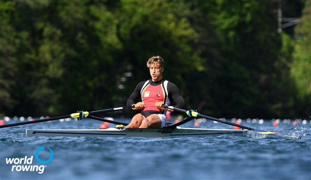 Ward Lemmelijn, Men's Single Sculls, Belgium, 2021 World Rowing Final Olympic Qualification Regatta, Lucerne, Switzerland
