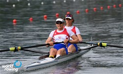 Ivana Jurkovic (b), Josipa Jurkovic (s), Women's Pair, Croatia, 2021 World Rowing Final Olympic Qualification Regatta, Lucerne, Switzerland / Detlev Seyb/MyRowingPhoto.com