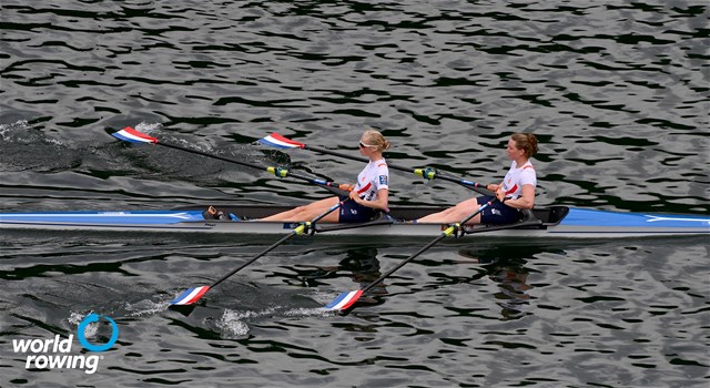 Tessa Dullemans (b), Ilse Kolkman (s), Women's Double Sculls, Netherlands, 2021 World Rowing Cup II, Lucerne, Switzerland / Detlev Seyb/MyRowingPhoto.com