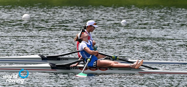 Paola Piazzolla, Lightweight Women's Single Sculls, Italy, 2021 World Rowing Cup II, Lucerne, Switzerland / Detlev Seyb/MyRowingPhoto.com
