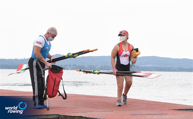 Massimo Spolon, PR1 Mens Single Sculls, Italy, 2021 Final Paralympic Qualification Regatta, Gavirate, Italy / Maren Derlien/MyRowingPhoto.com