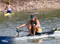 Katherine Williams, Women's Single Sculls, South Africa, 2021 World Rowing Under 23 Championships, Racice, Czech Republic / Detlev Seyb/MyRowingPhoto.com