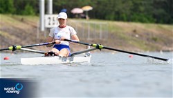 Lauren Henry, Women's Single Sculls, Great Britain, 2021 World Rowing Under 23 Championships, Racice, Czech Republic / Detlev Seyb/MyRowingPhoto.com