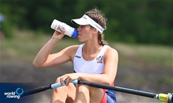 Anna Santruckova, Women's Single Sculls, Czech Republic, 2021 World Rowing Under 23 Championships, Racice, Czech Republic / Detlev Seyb/MyRowingPhoto.com