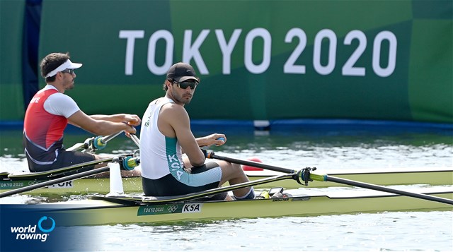 Husein Alireza, Men's Single Sculls, Saudi Arabia, 2021 Olympic Games Regatta, Tokyo, Japan / World Rowing/Detlev Seyb