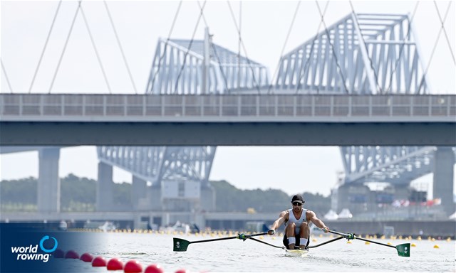 Husein Alireza, Men's Single Sculls, Saudi Arabia, 2021 Olympic Games Regatta, Tokyo, Japan / World Rowing/Detlev Seyb