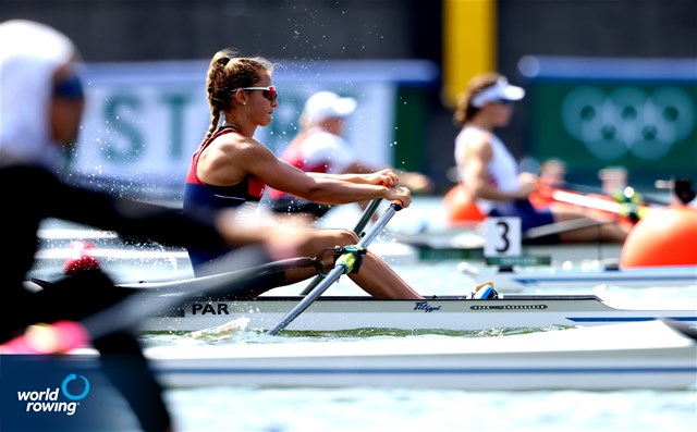 Alejandra Alonso, Women's Single Sculls, Paraguay, 2021 Olympic Games Regatta, Tokyo, Japan / World Rowing/Igor Meijer