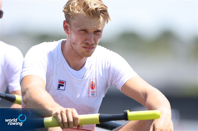 Nelson Ritsema (s), Men's Four, Netherlands, 2020 Olympic Games Regatta, Tokyo, Japan / World Rowing/Igor Meijer