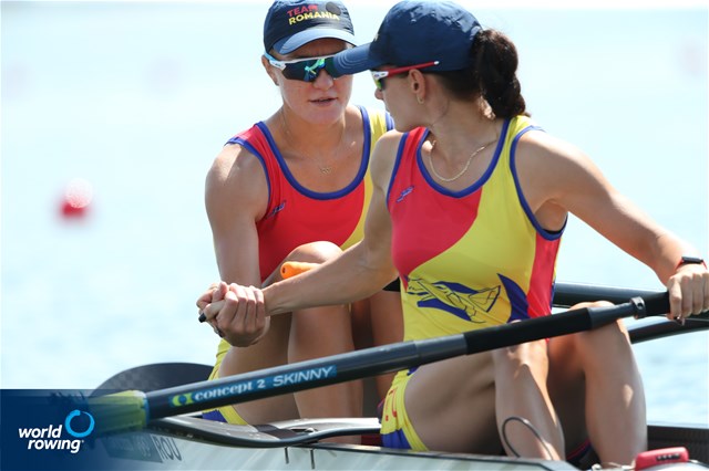 Adriana Ailincai (b), Iuliana Buhus (s), Women's Pair, Romania, 2020 Olympic Games Regatta, Tokyo, Japan / World Rowing/Igor Meijer