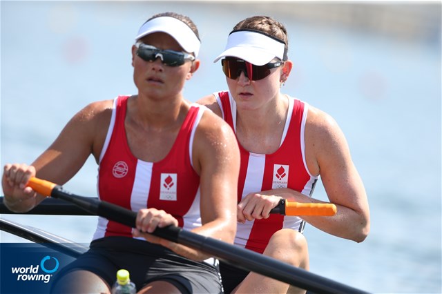 Hedvig Rasmussen (b), Fie Udby Erichsen (s), Women's Pair, Denmark, 2020 Olympic Games Regatta, Tokyo, Japan / World Rowing/Igor Meijer