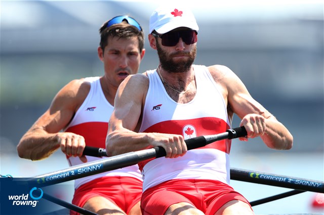 Kai Langerfeld (b), Conlin Mccabe (s), Men's Pair, Canada, 2020 Olympic Games Regatta, Tokyo, Japan / World Rowing/Igor Meijer