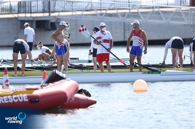 Martin Sinkovic (b), Valent Sinkovic (s), Men's Pair, Croatia, 2020 Olympic Games Regatta, Tokyo, Japan / World Rowing/Igor Meijer