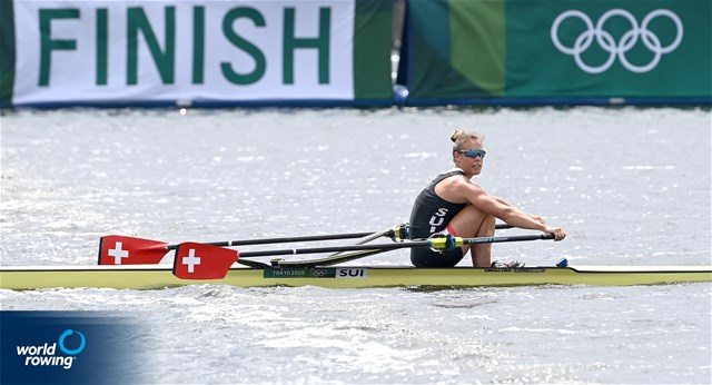 Jeanine Gmelin, Women's Single Sculls, Switzerland, 2020 Olympic Games Regatta, Tokyo, Japan / World Rowing/Detlev Seyb
