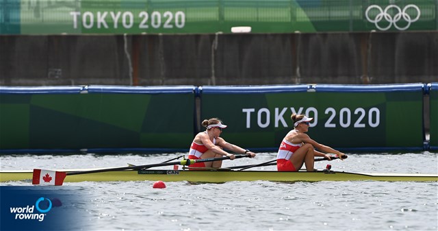 Caileigh Filmer (b), Hillary Janssens (s), Women's Pair, Canada, 2020 Olympic Games Regatta, Tokyo, Japan / World Rowing/Detlev Seyb