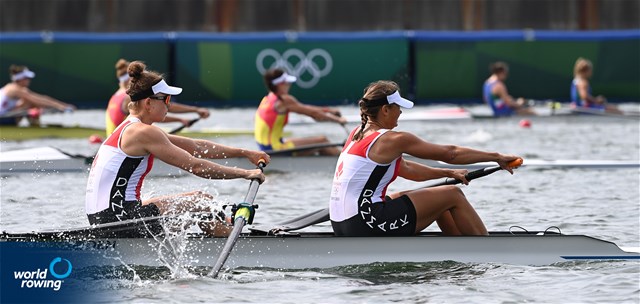 Hedvig Rasmussen (b), Fie Udby Erichsen (s), Women's Pair, Denmark, 2020 Olympic Games Regatta, Tokyo, Japan / World Rowing/Detlev Seyb