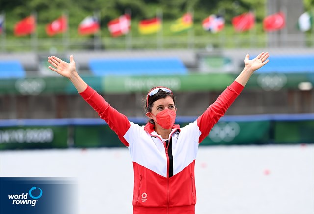Magdalena Lobnig, Women's Single Sculls, Austria, 2020 Olympic Games Regatta, Tokyo, Japan / World Rowing/Detlev Seyb