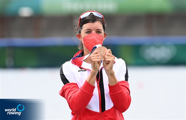 Magdalena Lobnig, Women's Single Sculls, Austria, 2020 Olympic Games Regatta, Tokyo, Japan / World Rowing/Detlev Seyb