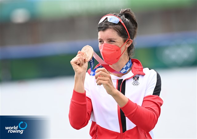 Magdalena Lobnig, Women's Single Sculls, Austria, 2020 Olympic Games Regatta, Tokyo, Japan / World Rowing/Detlev Seyb