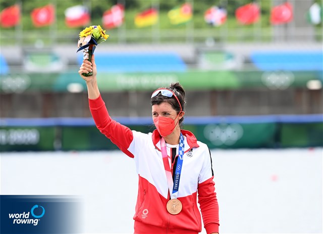 Magdalena Lobnig, Women's Single Sculls, Austria, 2020 Olympic Games Regatta, Tokyo, Japan / World Rowing/Detlev Seyb