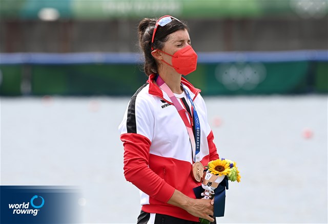 Magdalena Lobnig, Women's Single Sculls, Austria, 2020 Olympic Games Regatta, Tokyo, Japan / World Rowing/Detlev Seyb
