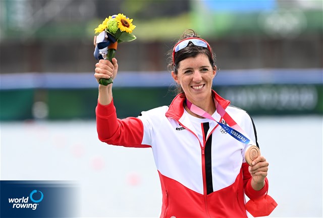 Magdalena Lobnig, Women's Single Sculls, Austria, 2020 Olympic Games Regatta, Tokyo, Japan / World Rowing/Detlev Seyb