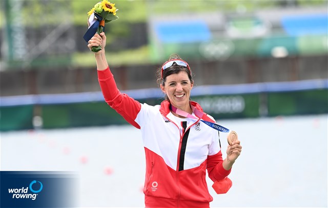 Magdalena Lobnig, Women's Single Sculls, Austria, 2020 Olympic Games Regatta, Tokyo, Japan / World Rowing/Detlev Seyb