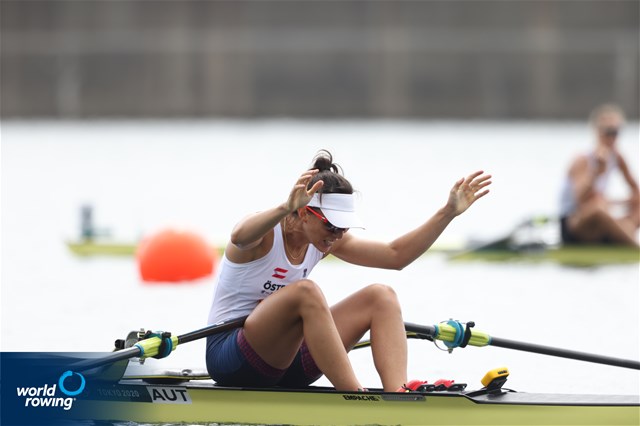 Magdalena Lobnig, Women's Single Sculls, Austria, 2020 Olympic Games Regatta, Tokyo, Japan / World Rowing/Igor Meijer