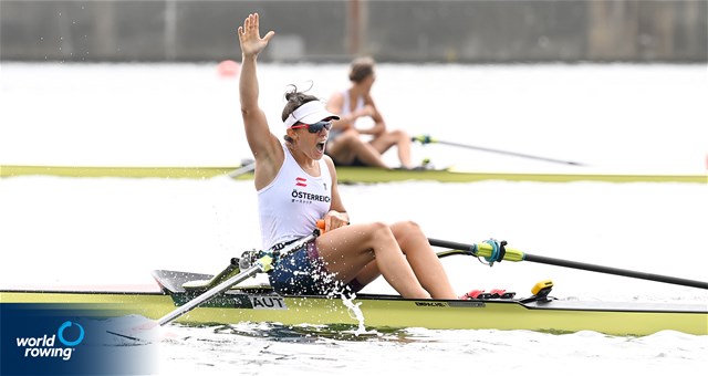 Magdalena Lobnig, Women's Single Sculls, Austria, 2020 Olympic Games Regatta, Tokyo, Japan / World Rowing/Detlev Seyb