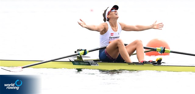 Magdalena Lobnig, Women's Single Sculls, Austria, 2020 Olympic Games Regatta, Tokyo, Japan / World Rowing/Detlev Seyb