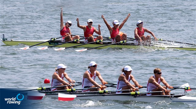 Yunxia Chen (b), Ling Zhang, Yang Lyu, Xiaotong Cui (s), Women's Quadruple Sculls, People's Republic of China, 2020 Olympic Games Regatta, Tokyo, Japan / World Rowing/Igor Meijer