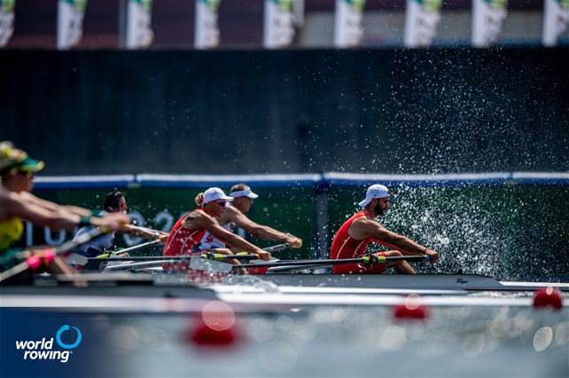 Jolanta Majka (b), Michal Gadowski (s), PR2 Mixed double sculls, Poland, 2020 Paralympic Games Regatta, Tokyo, Japan / World Rowing/Benedict Tufnell