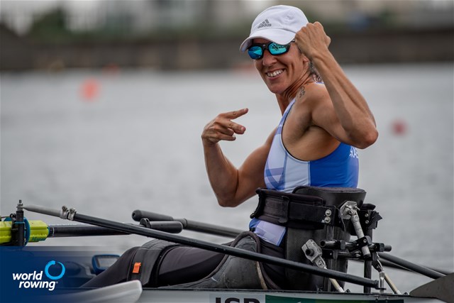 Moran Samuel, PR1 Womens Single Sculls, Israel, 2020 Paralympic Games Regatta, Tokyo, Japan / World Rowing/Benedict Tufnell