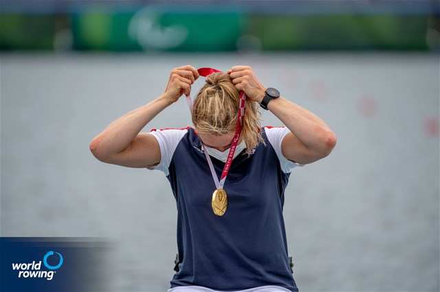 Birgit Skarstein, PR1 Womens Single Sculls, Norway, 2020 Paralympic Games Regatta, Tokyo, Japan / World Rowing/Benedict Tufnell