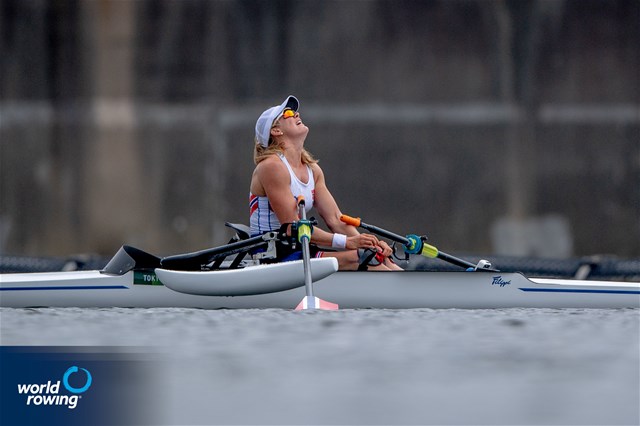 Birgit Skarstein, PR1 Womens Single Sculls, Norway, 2020 Paralympic Games Regatta, Tokyo, Japan / World Rowing/Benedict Tufnell