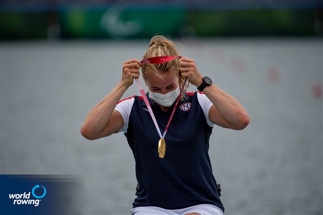 Birgit Skarstein, PR1 Womens Single Sculls, Norway, 2020 Paralympic Games Regatta, Tokyo, Japan / World Rowing/Benedict Tufnell