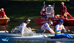 Ivana Jurkovic (b), Josipa Jurkovic (s), Women's Pair, Croatia, 2021 European Rowing Under 23 Championships, Kruszwica, Poland / Detlev Seyb/MyRowingPhoto.com